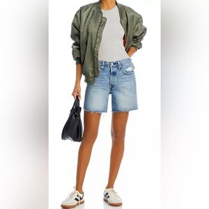 Levi’s 501 Mid-Thigh Jean Shorts in Odeon